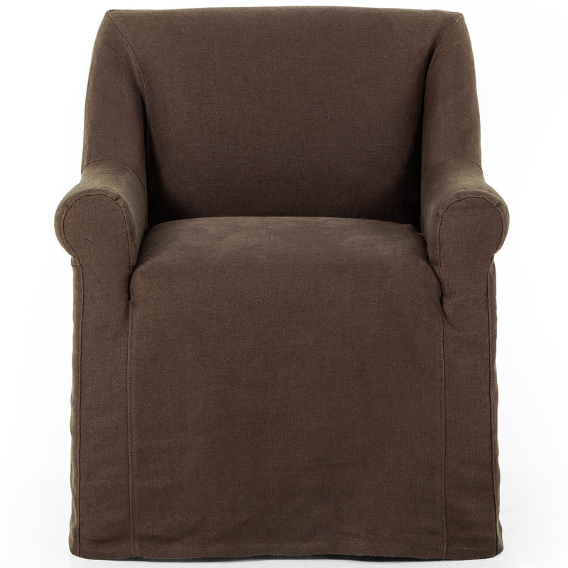 Four Hands Bridges Slipcover Dining Armchair