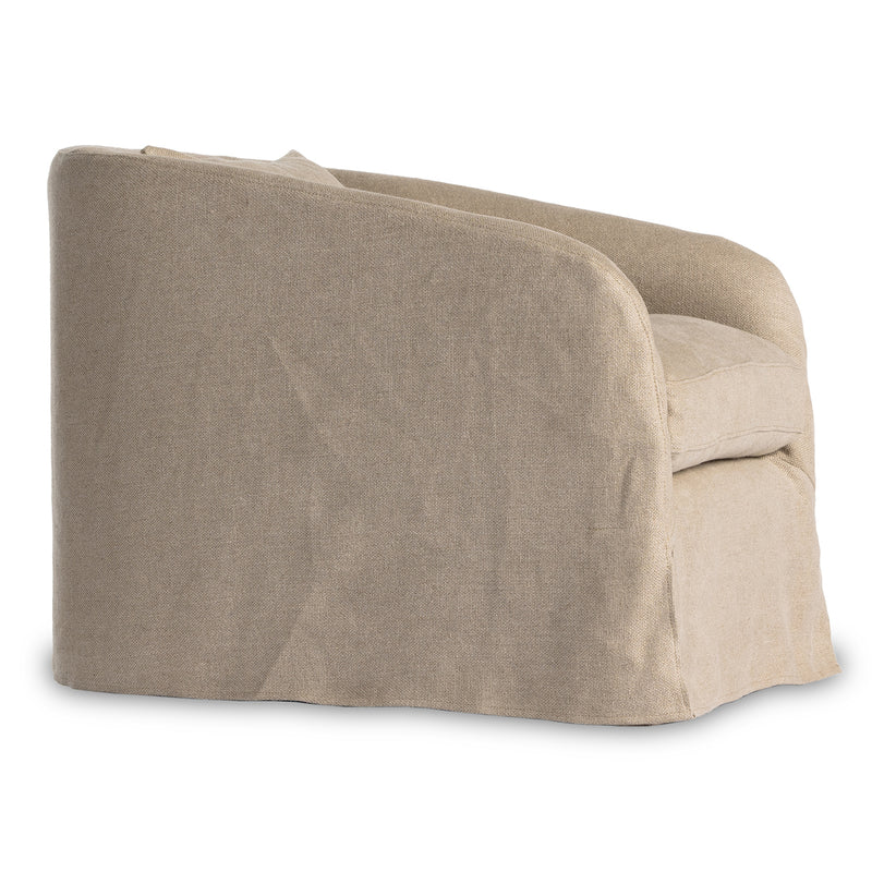 Four Hands Topanga Slipcover Swivel Chair - Final Sale