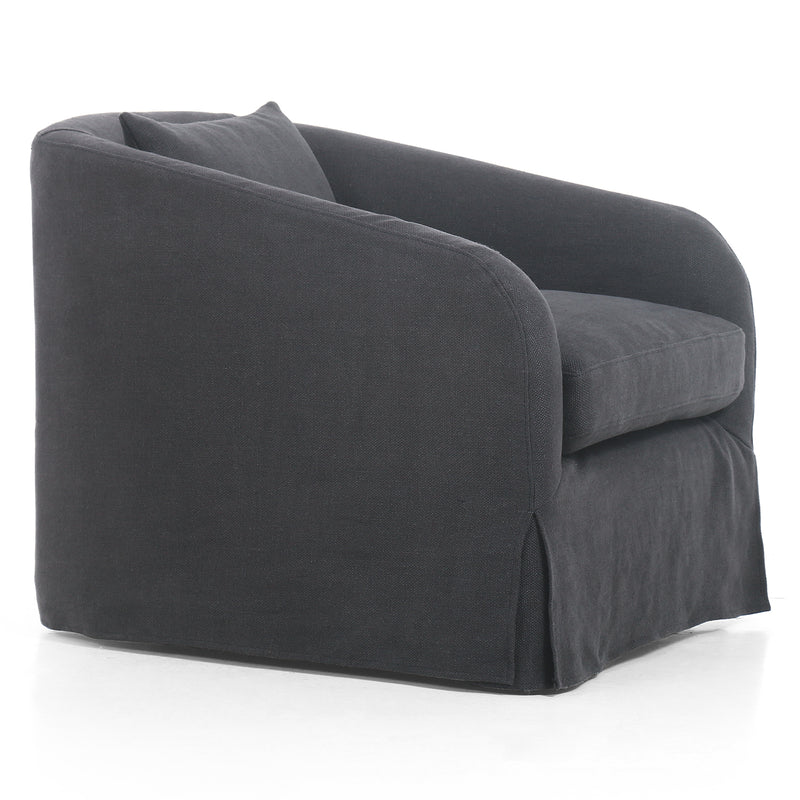 Four Hands Topanga Slipcover Swivel Chair - Final Sale