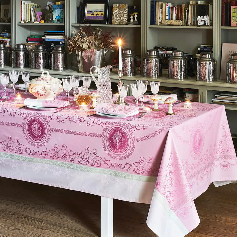 Garnier Thiebaut Eugenie Candy Jacquard Tablecloth