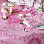 Garnier Thiebaut Eugenie Candy Jacquard Tablecloth