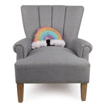 Rainbow Shaped Throw Pillow