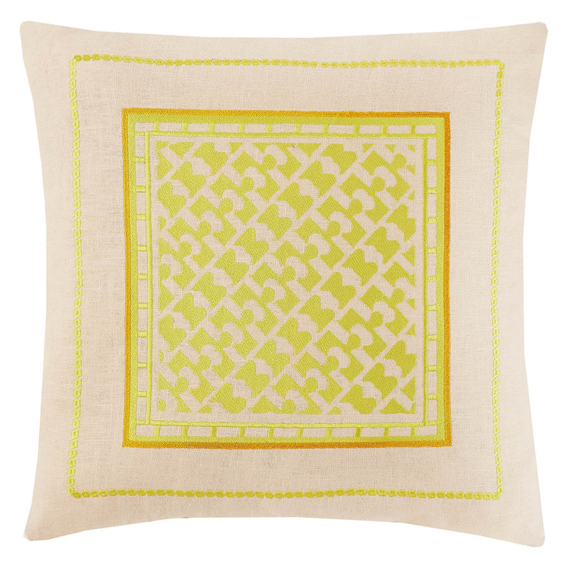 Trina Turk Montecito Embroidered Throw Pillow