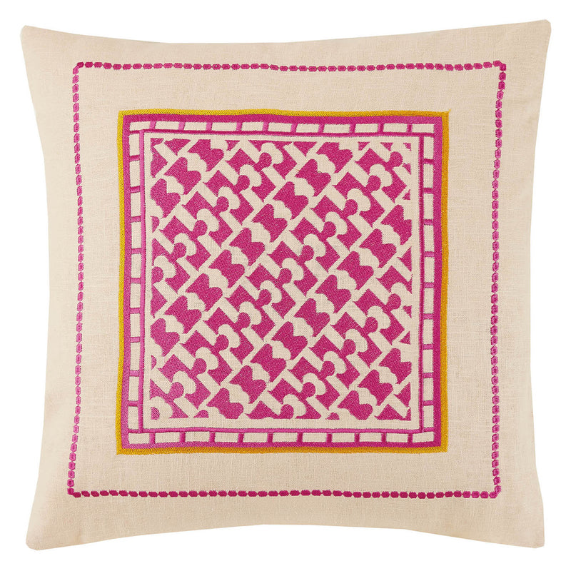 Trina Turk Montecito Embroidered Throw Pillow