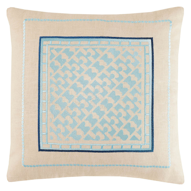 Trina Turk Montecito Embroidered Throw Pillow