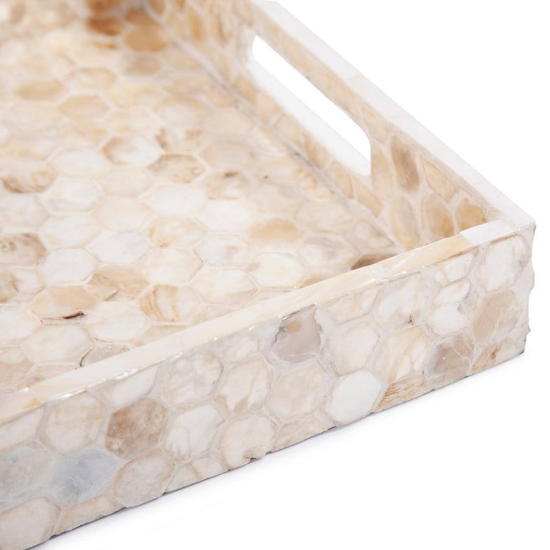 Rectangular Capiz Shell Tray