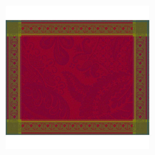 Garnier Thiebaut Isaphire Rubis Jacquard Placemat Set Of 4