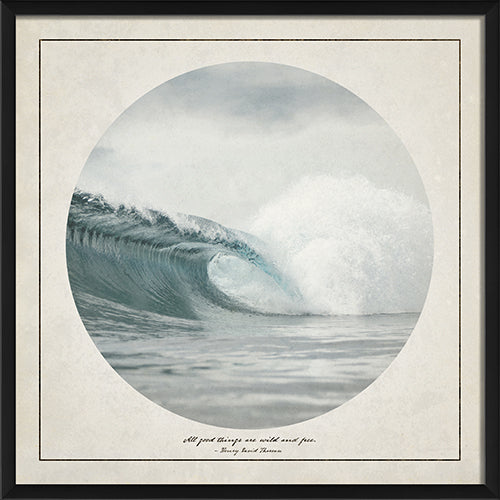 Ocean Wave Framed Print