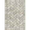 Herringbone - Grand Illumination Vinyl Floorcloth