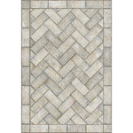 Herringbone - Grand Illumination Vinyl Floorcloth