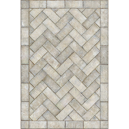 Herringbone - Grand Illumination Vinyl Floorcloth