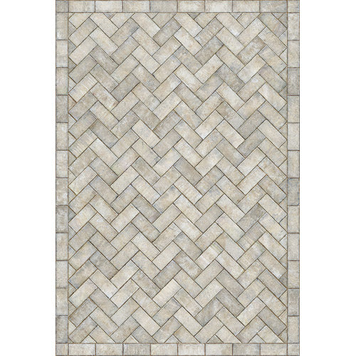 Herringbone - Grand Illumination Vinyl Floorcloth