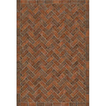 Herringbone - Trip to Market Square Vinyl Floorcloth