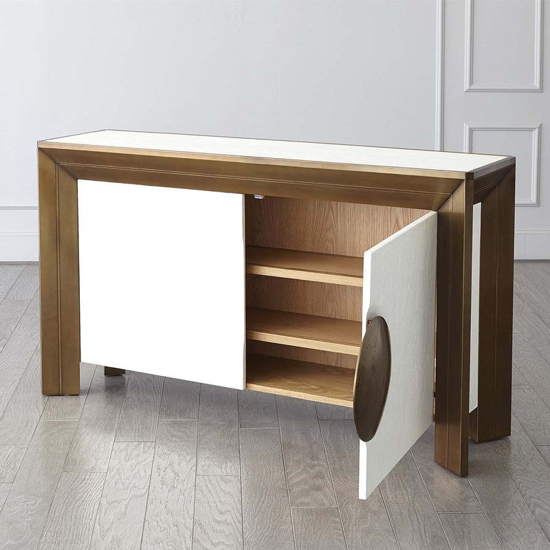 Global Views Framed Console Cabinet