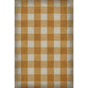 Gingham Canvas Yellow Vinyl Floorcloth