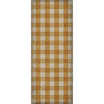 Gingham Canvas Yellow Vinyl Floorcloth