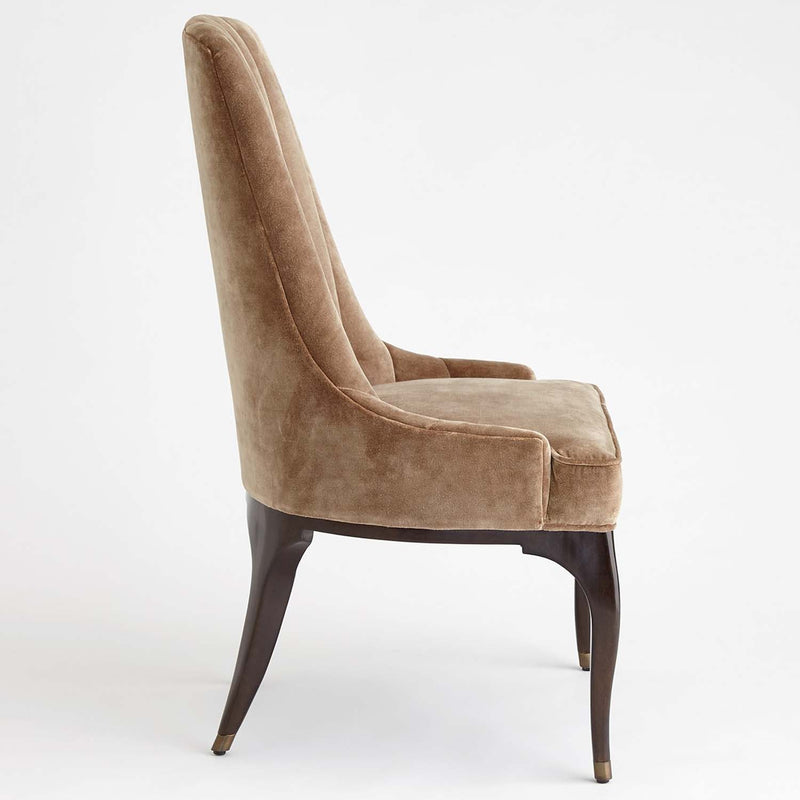 Global Views Channel Tufted Dining Chair