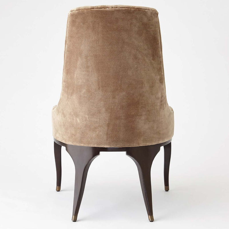 Global Views Channel Tufted Dining Chair