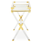 Jonathan Adler Jacques Brass Tray Table