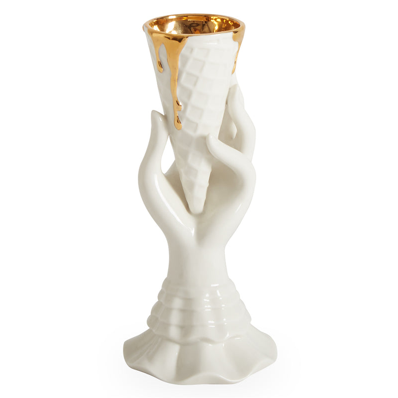 Jonathan Adler I Scream Gilded Vase