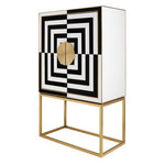 Jonathan Adler Op Art Bar Cabinet