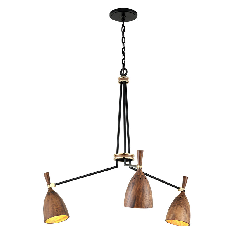 Martyn Lawrence Bullard x Corbett Lighting Utopia 3-Light Chandelier