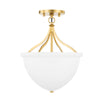 Hudson Valley Lighting Browne Semi Flush Ceiling Mount - Final Sale