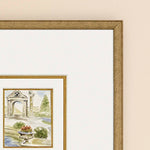 Jardine Fountains I Framed Art Set of 4