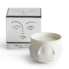 Jonathan Adler Muse Blanc Ceramic Candle