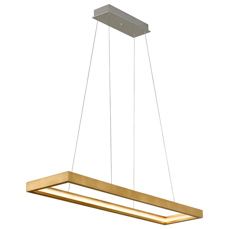 Corbett Lighting Jasmine Linear Gold Pendant