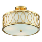 Libby Langdon for Crystorama Graham Semi Flush Ceiling Mount