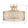 Libby Langdon for Crystorama Graham Semi Flush Ceiling Mount