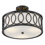 Libby Langdon for Crystorama Graham Semi Flush Ceiling Mount