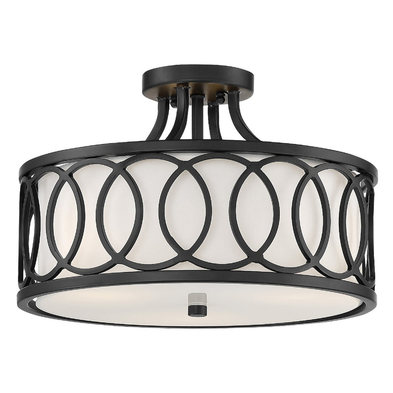 Libby Langdon for Crystorama Graham Semi Flush Ceiling Mount