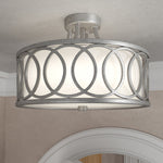 Libby Langdon for Crystorama Graham Semi Flush Ceiling Mount