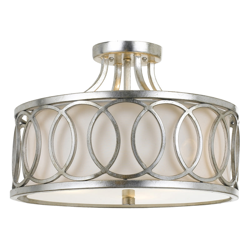 Libby Langdon for Crystorama Graham Semi Flush Ceiling Mount