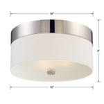 Libby Langdon for Crystorama Grayson Flush Ceiling Mount