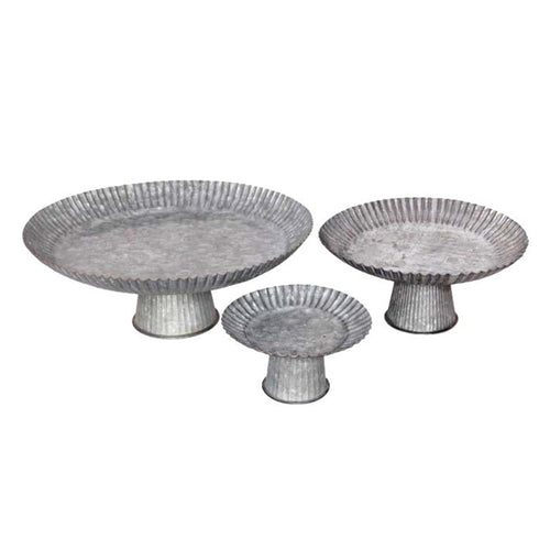 Sarah Metal Pedestal Set of 3