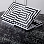 Jonathan Adler Op Art Backgammon Set