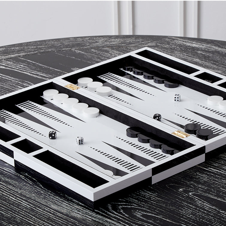 Jonathan Adler Op Art Backgammon Set