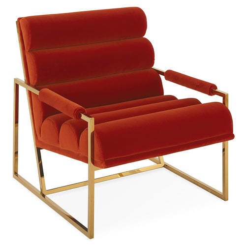 Jonathan Adler Channeled Goldfinger Lounge Chair