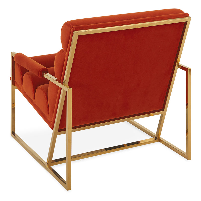 Jonathan Adler Channeled Goldfinger Lounge Chair