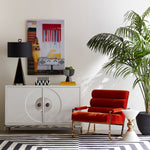 Jonathan Adler Channeled Goldfinger Lounge Chair