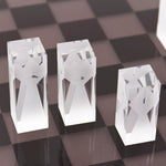 Jonathan Adler Acrylic Smoke Chess Set