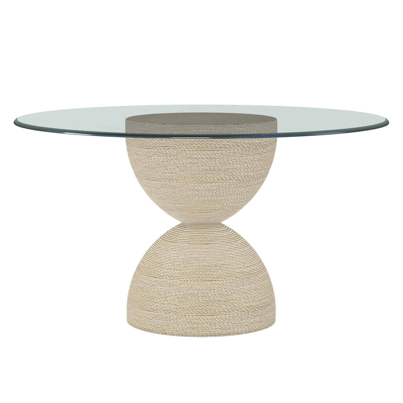 A.R.T. Furniture Cotiere Glass Top Round Dining Table