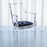 Global Views Marilyn Acrylic Arm Chair