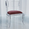 Global Views Klismos Acrylic Chair