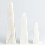 Global Views Alabaster Obelisk