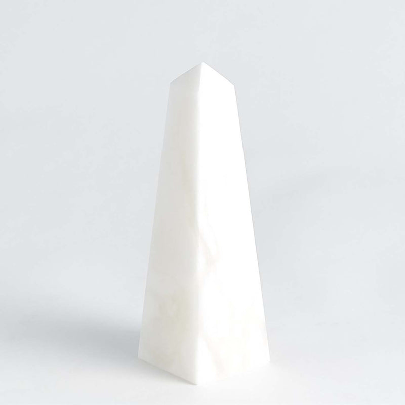 Global Views Alabaster Obelisk