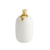 Global Views Dipped Golden Cylinder Vase